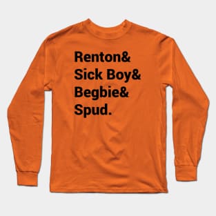 Trainspotting List Long Sleeve T-Shirt